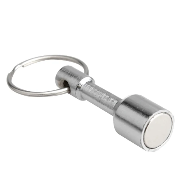 Супер-сильная неодимовая карманная цепь 2 шт. сплит кольцо брелок магнитный