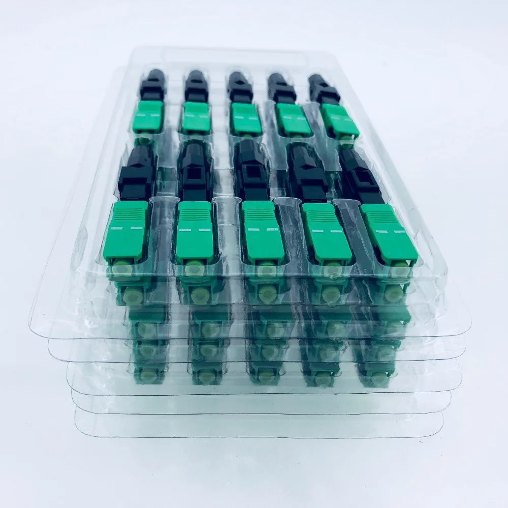 100 шт. SC/Φ быстроразъемный соединитель оптического волокна встроенного типа Telecomm