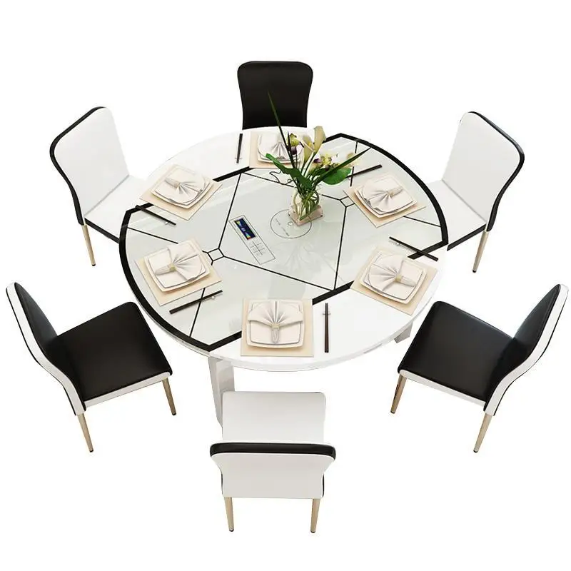 Comedores Mueble Pliante A Manger модерн Tafel Redonda кухонный обеденный набор круглый стол Bureau Mesa De