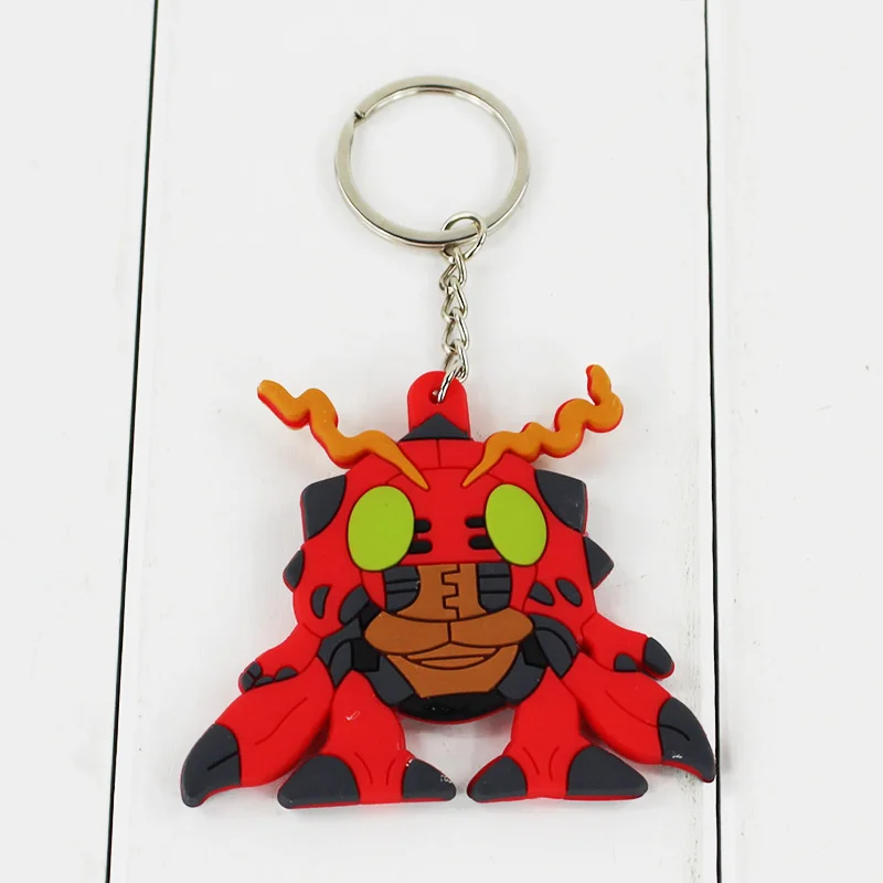 Tentomon 6-8 см 8 стилей Аниме Digimon Adventure Agumon Patamon Tail Gomamon Piyomon Gabumon Tentomon Palmon ПВХ подвеска брелок игрушки - Цвет: Tentomon
