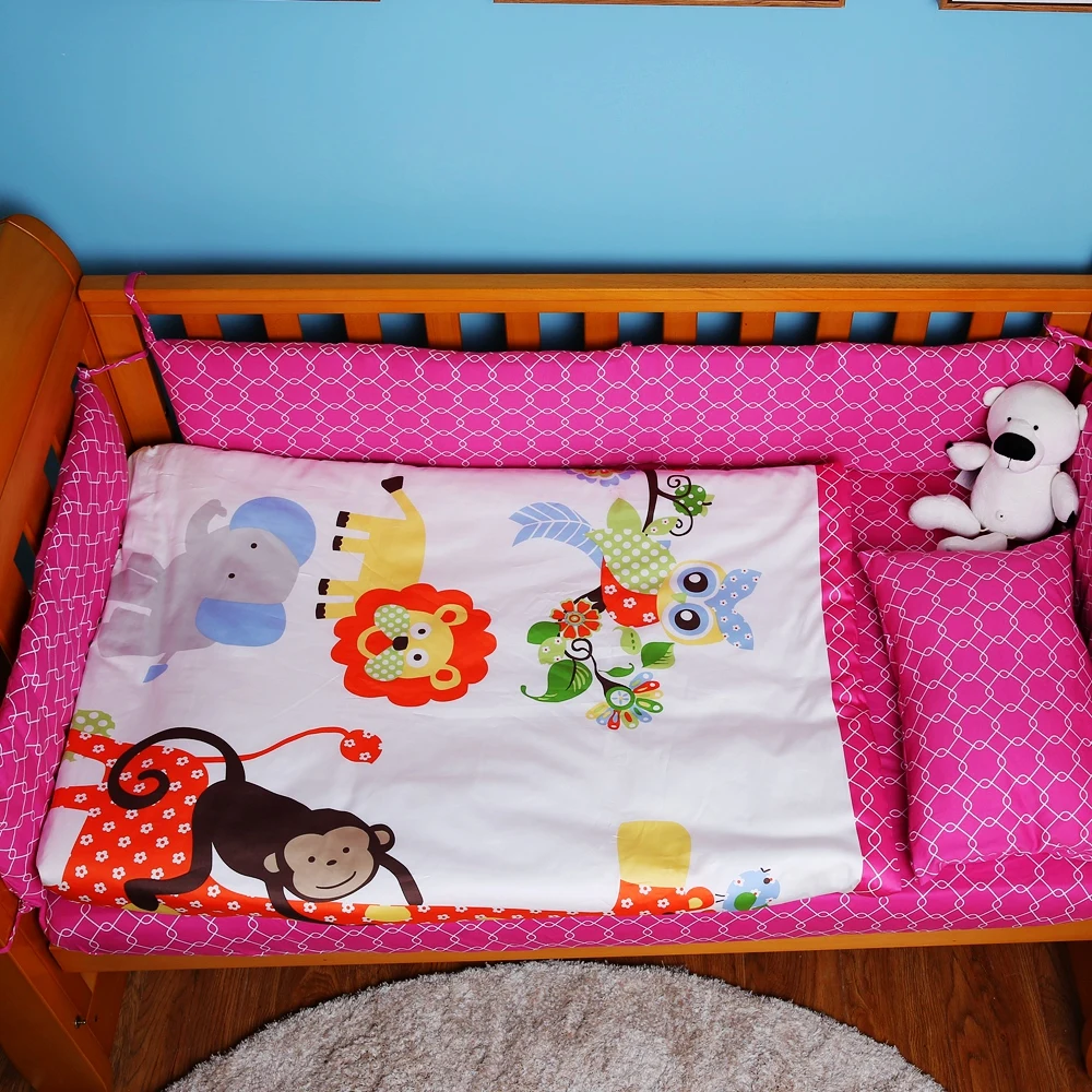Комплект постельного белья i baby из 9 предметов хлопковая простыня с рисунком