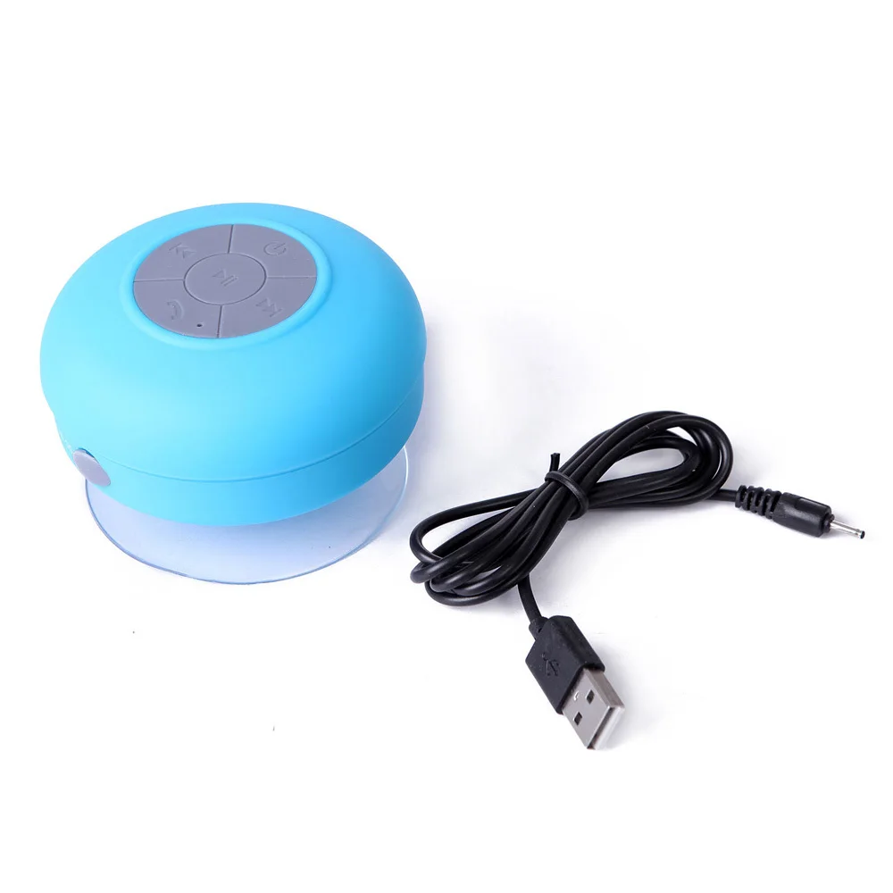 Portable Waterproof Bluetooth Mini Speaker Handsfree Wireless Shower mic loud Sound Boom Box Receive Call Music Suction | Электроника