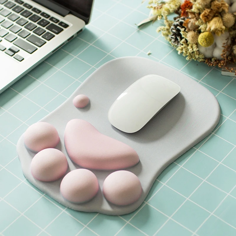 Коврик для мыши с подставкой запястья мягкий силиконовый коврик Комфортный |
