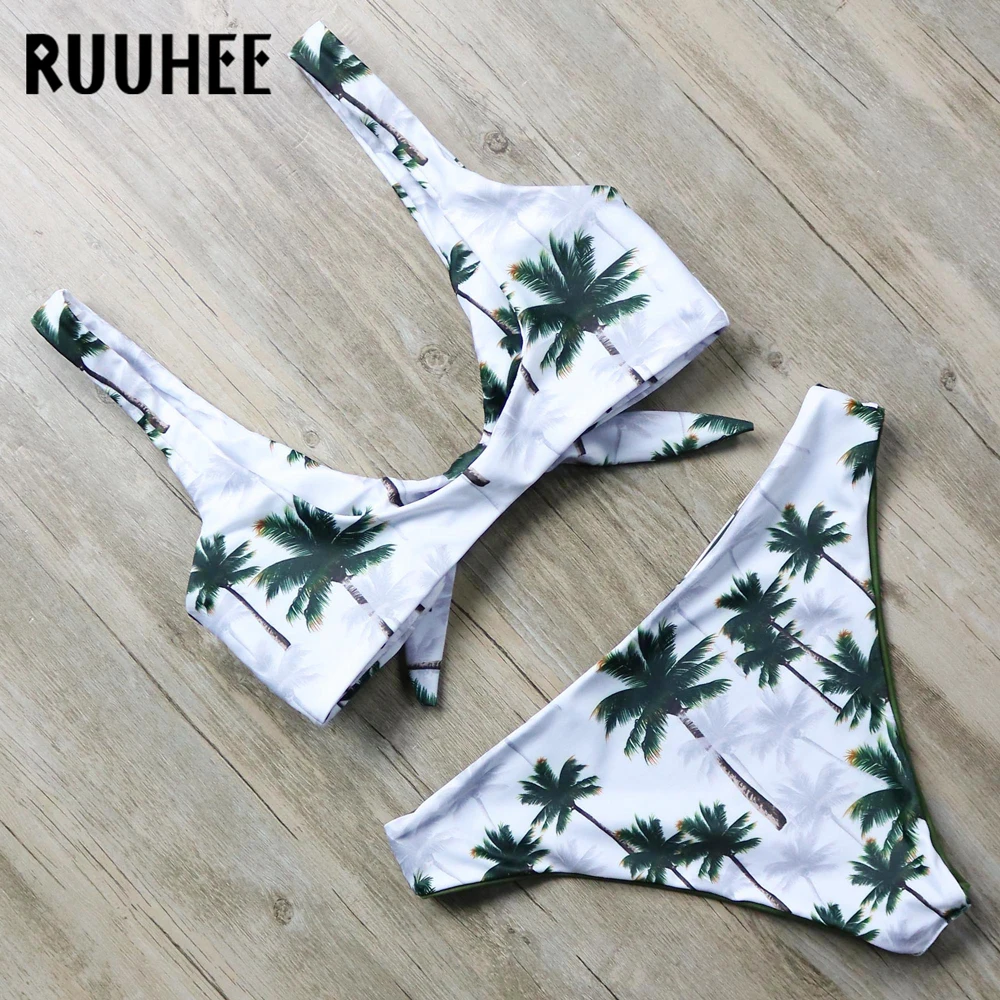 RUUHEE, бикини, купальник, женский купальник, спортивный топ, бикини, набор, с рисунком ладони, купальный костюм, пуш-ап, летняя пляжная одежда, купальник