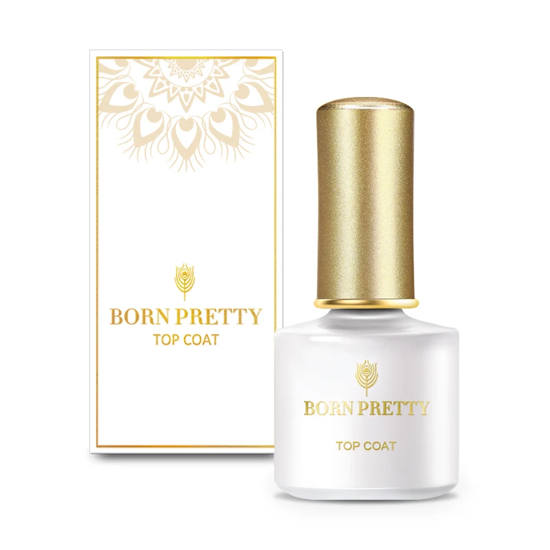 

BORN PRETTY 30s Fast Dry Nail Top Coat Gel Varnish No Wipe Top Coat Soak Off Nail Gel UV LED Gel Nail Polish 6ml Nails Tools