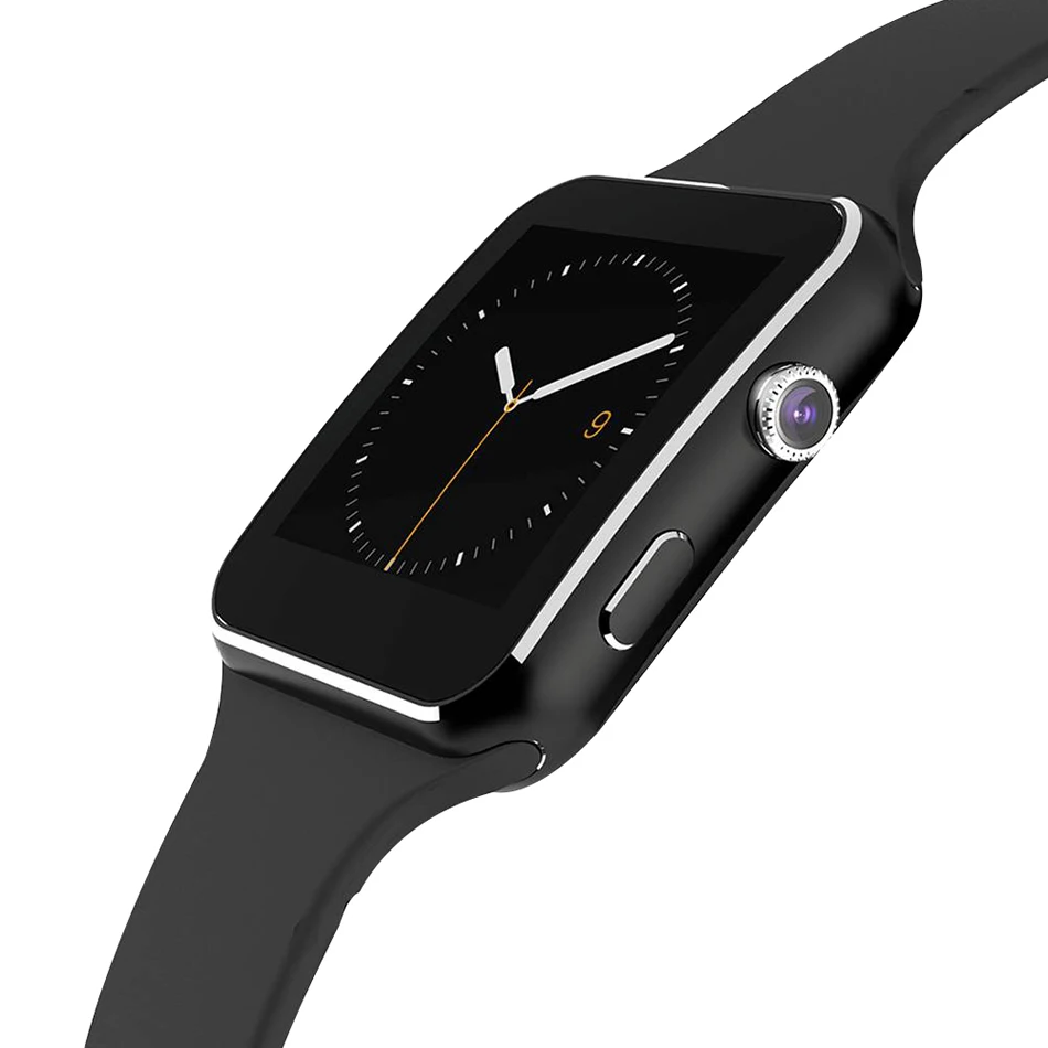 Slimy Bluetooth Смарт часы X6 камера Smartwatch Поддержка 2G SIM TF карта Whatsapp Facebook для телефона Android спортивный шагомер