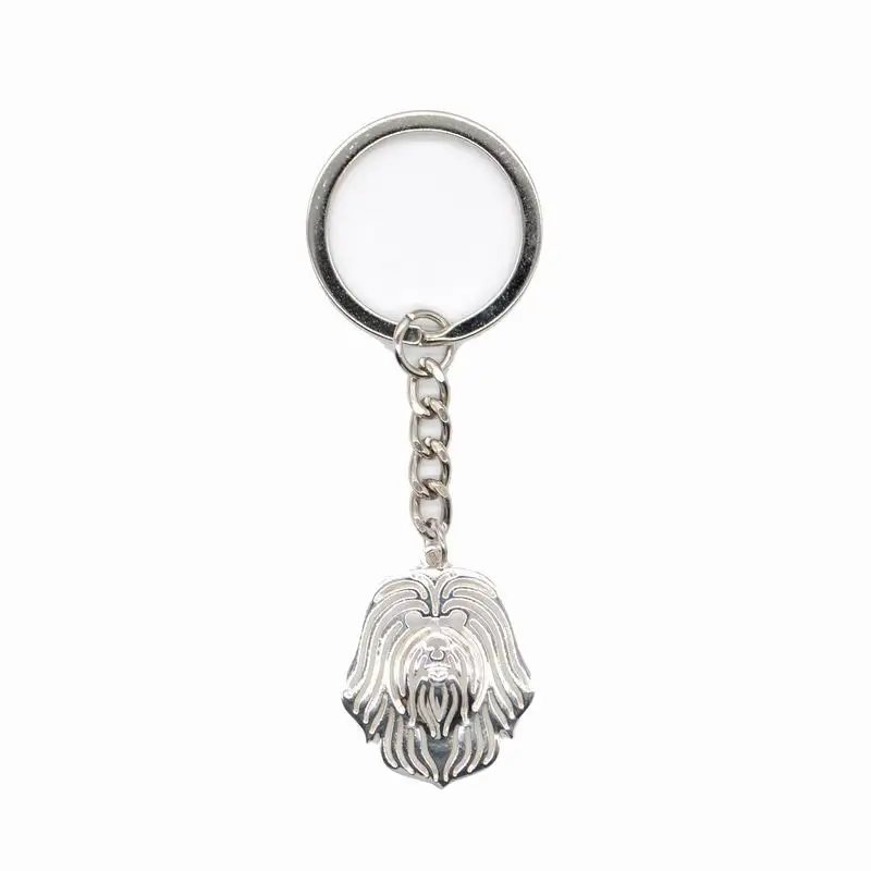 Женские Брелоки для ключей в форме собаки, Металлические Брелоки для ключей в форме собаки