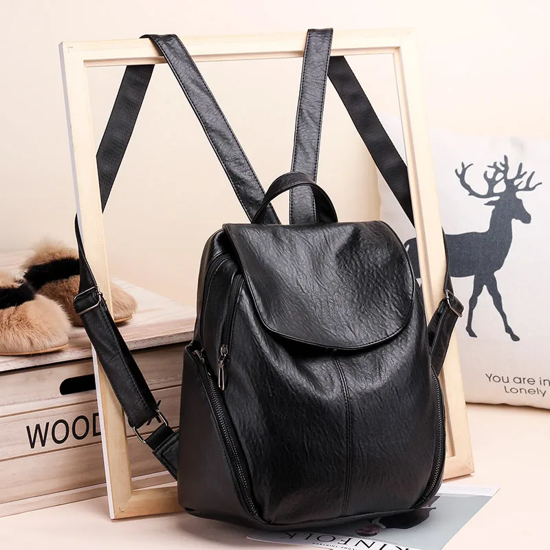 2018 женский рюкзак для отдыха из искусственной кожи Mochila Escolar винтажные сумки