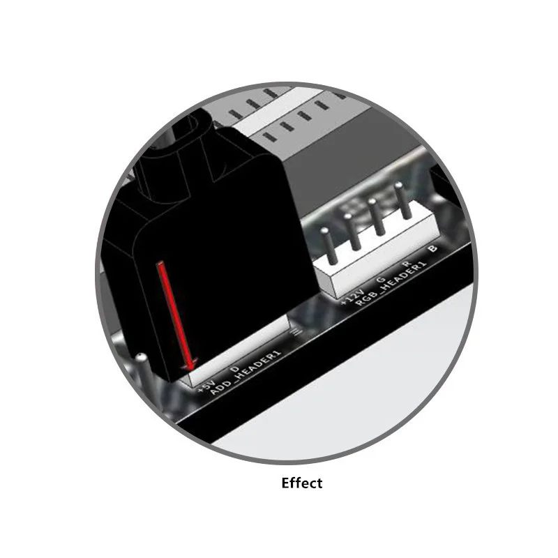 

Bykski D-RGB 5V 1 To 8 16 Lighting Hub Extension Cable SYNC AURA Motherboard Distributor B-TR-1TO8 / B-TR-1TO16