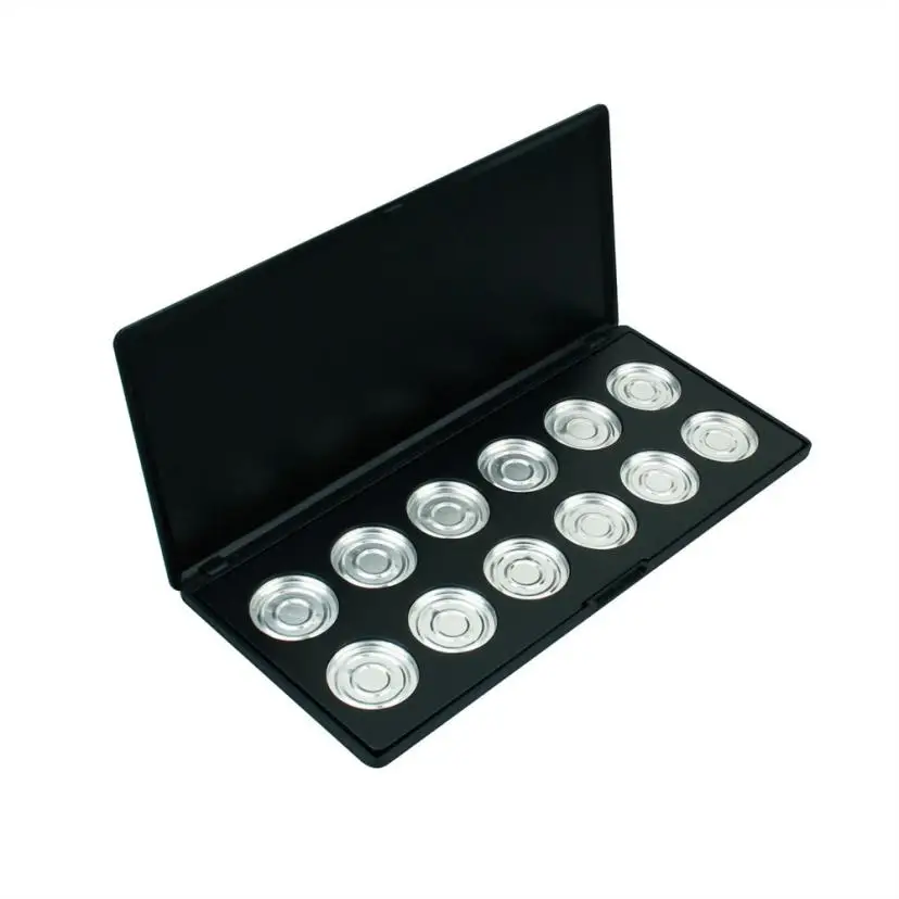 Подарите идеальную защиту для ваших теней век макияж пустые 12 шт Алюминиевые