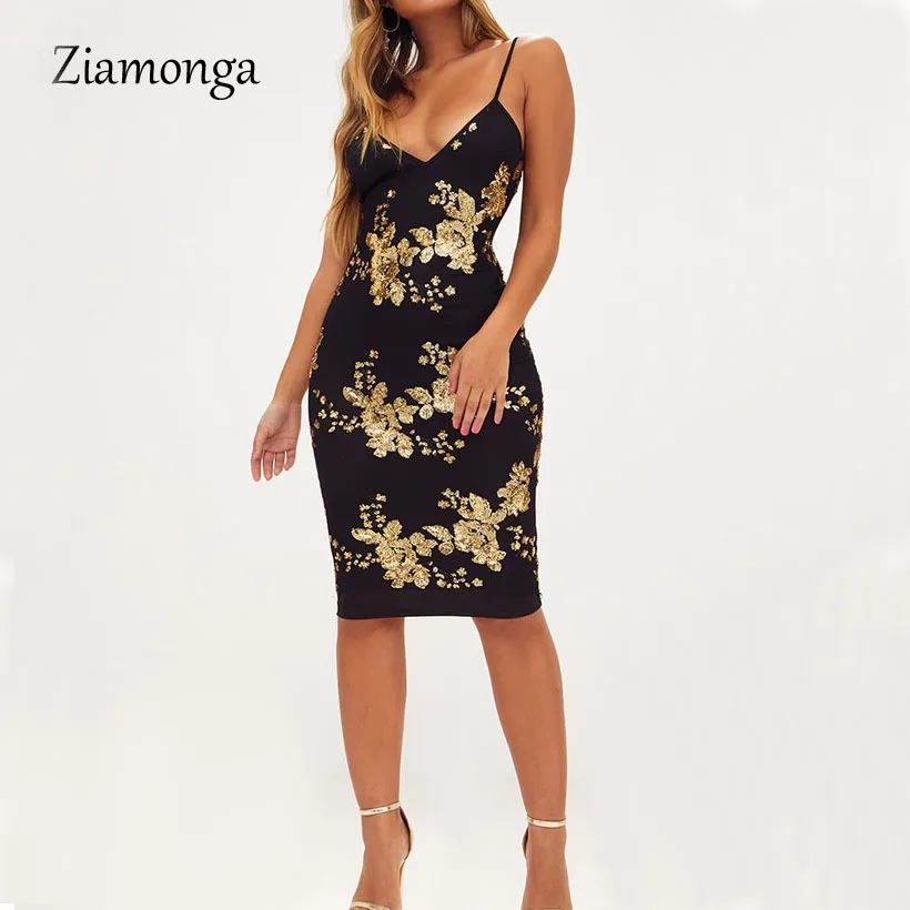 Ziamonga Для женщин Bodycon платье 2019 осень пикантные элегантные Повседневная одежда