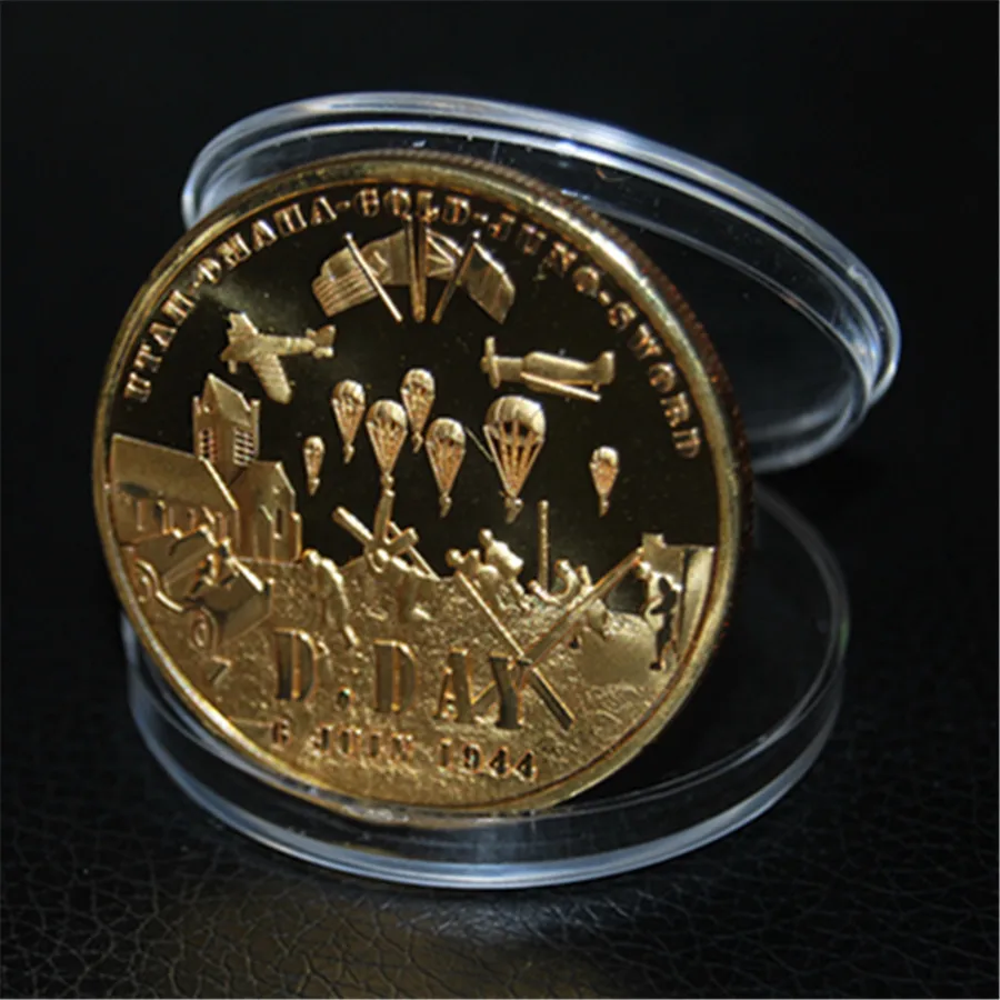 Фото Free Shipping 1pcs/lot Canadian maple leaf gold coin 1944.6.6 Juno Beach Дом и сад Free Shipping 1pcs/lot Canadian maple leaf gold coin 1944.6.6 Juno Beach Дом и сад