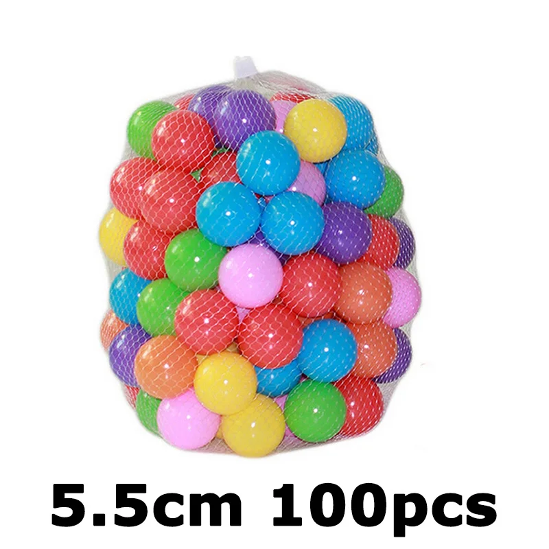 100pcs Мягкий шар, яма, красочный водный бассейн, Океанский волнистый шар, ямы, детские забавные игрушки, экологичный воздушный шар для снятия стресса, детский уличный Забавный спортивный подарок - Цвет: 100pcs