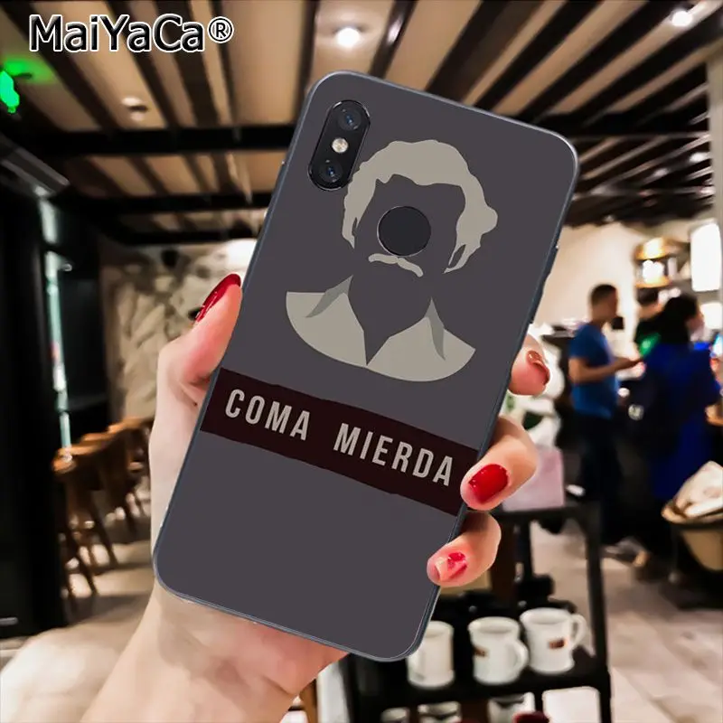 MaiYaCa нарко ТВ серии Pablo escobar чехол для телефона с рисунком для Xiaomi Redmi8 4X 6A S2 7A 5A Redmi 5 5Plus Note5 7 Note8pro