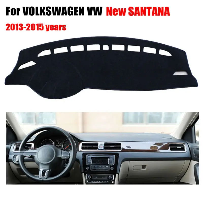 Чехлы для приборной панели автомобиля коврик VOLKSWAGEN VW New Santana 2013-2015 левосторонний