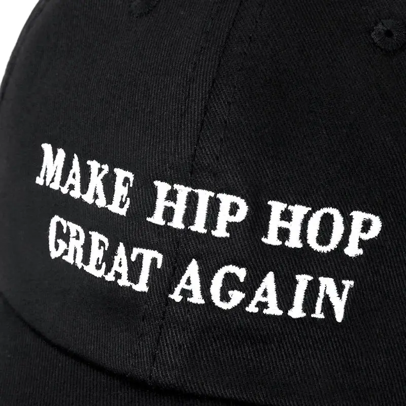 High Quality Brand Letter MAKE HIP HOP GREAT AGAIN Snapback Cap Cotton Baseball For Men Women Hip Hop Dad Hat Bone Garros | Аксессуары