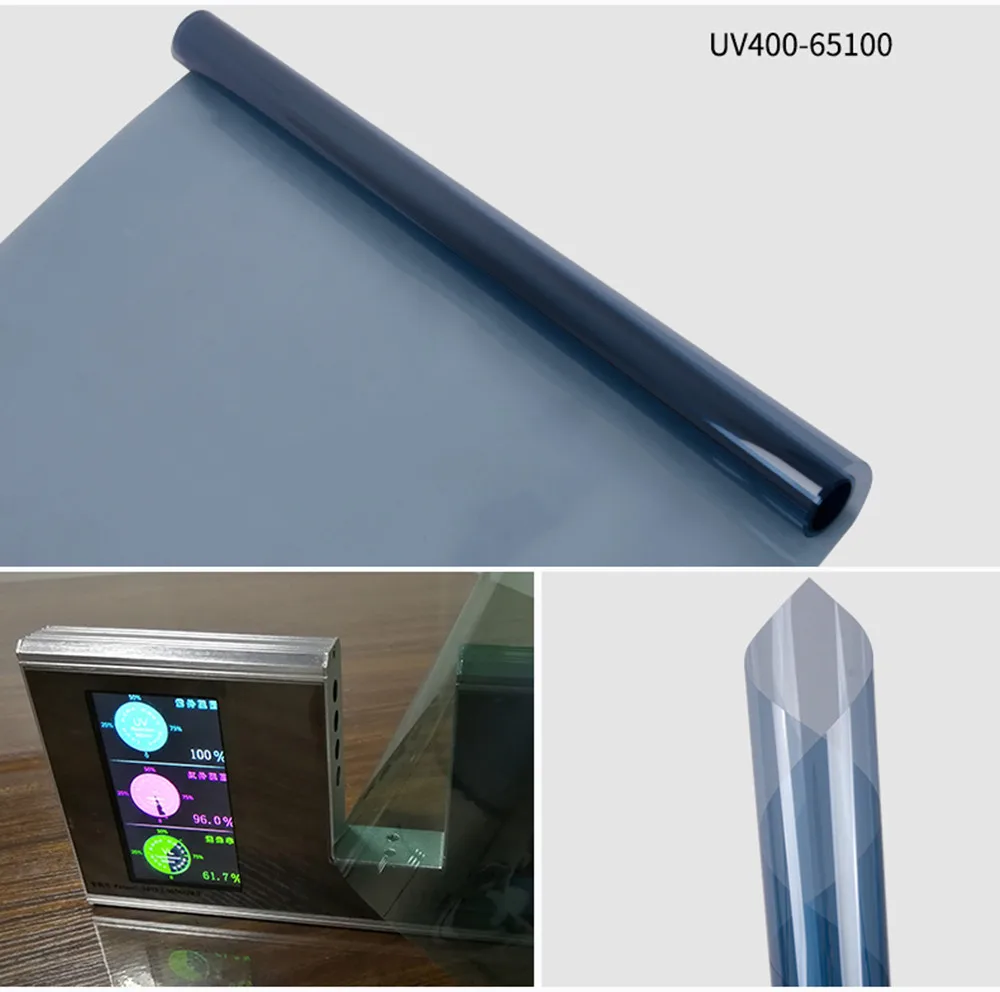 

SUNICE 65% VLT Green 100% UV Proof Nano Ceramic Solar Tint Film Sun Control Heat Rejection Window Film 1.52mx100m/5ftx328ft