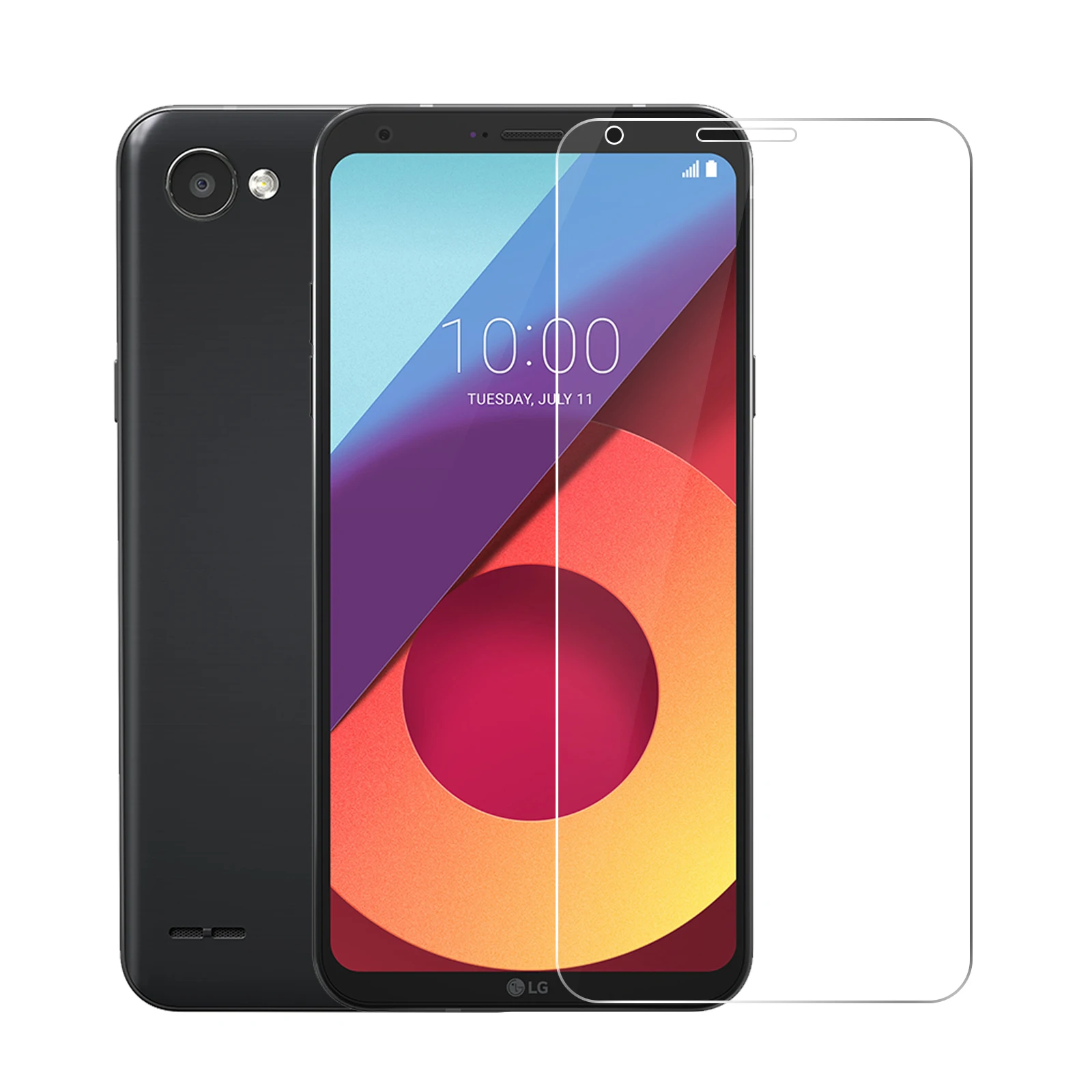2 шт./лот 2.5D 0 26 мм 9H Премиум Закаленное стекло для LG Q6 Защитная пленка Alpha|Защитные