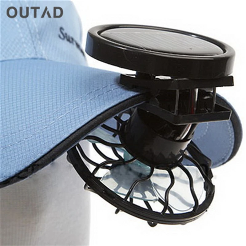 Electric Sun energy Panel Cooling Fan clip fan saving Clip-on Solar Mini Micro Cell Power For Gaming Camping | Бытовая техника