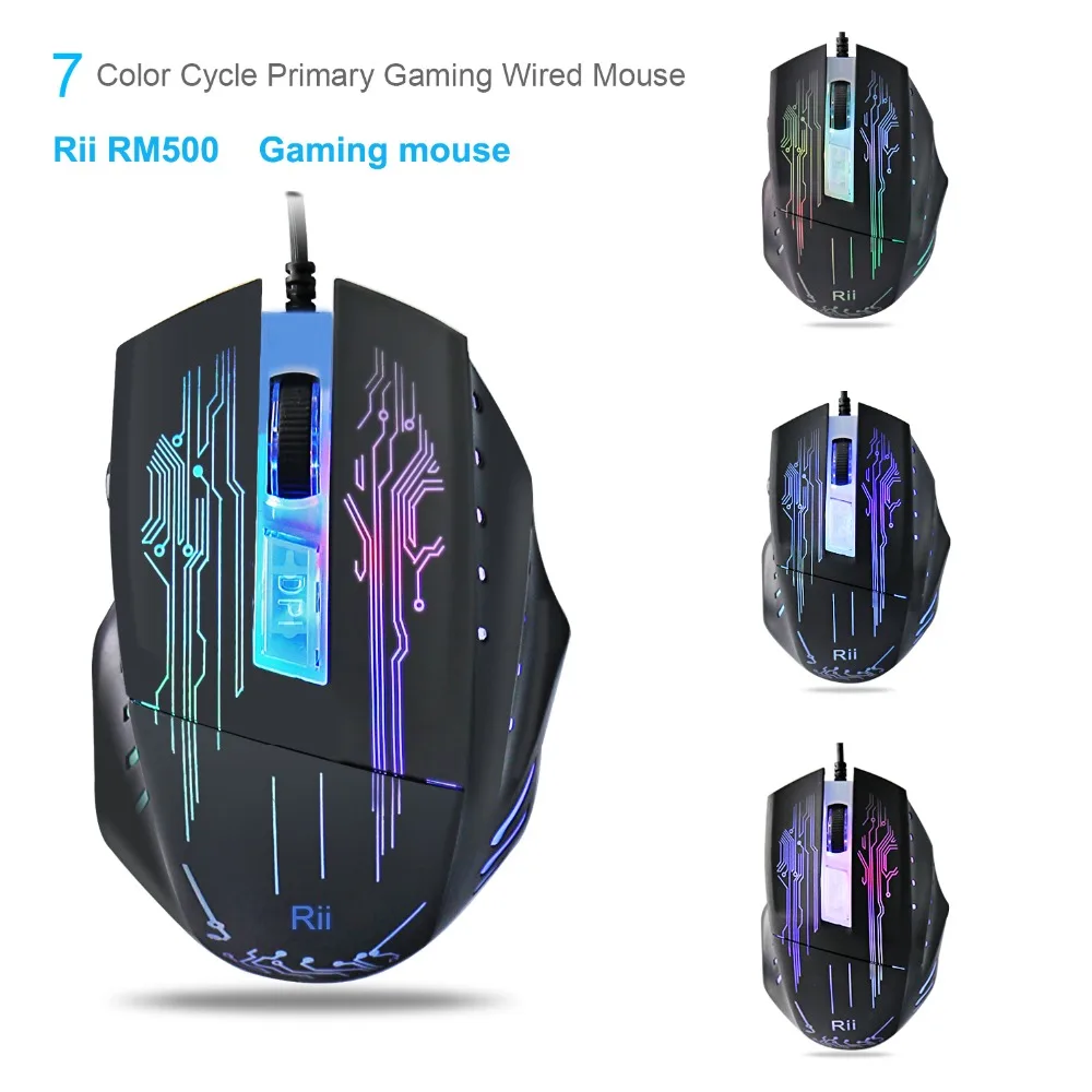 2016 Регулируемый для Pro Gamer 2400 Точек на дюйм Оптическая Проводная Мышь геймер