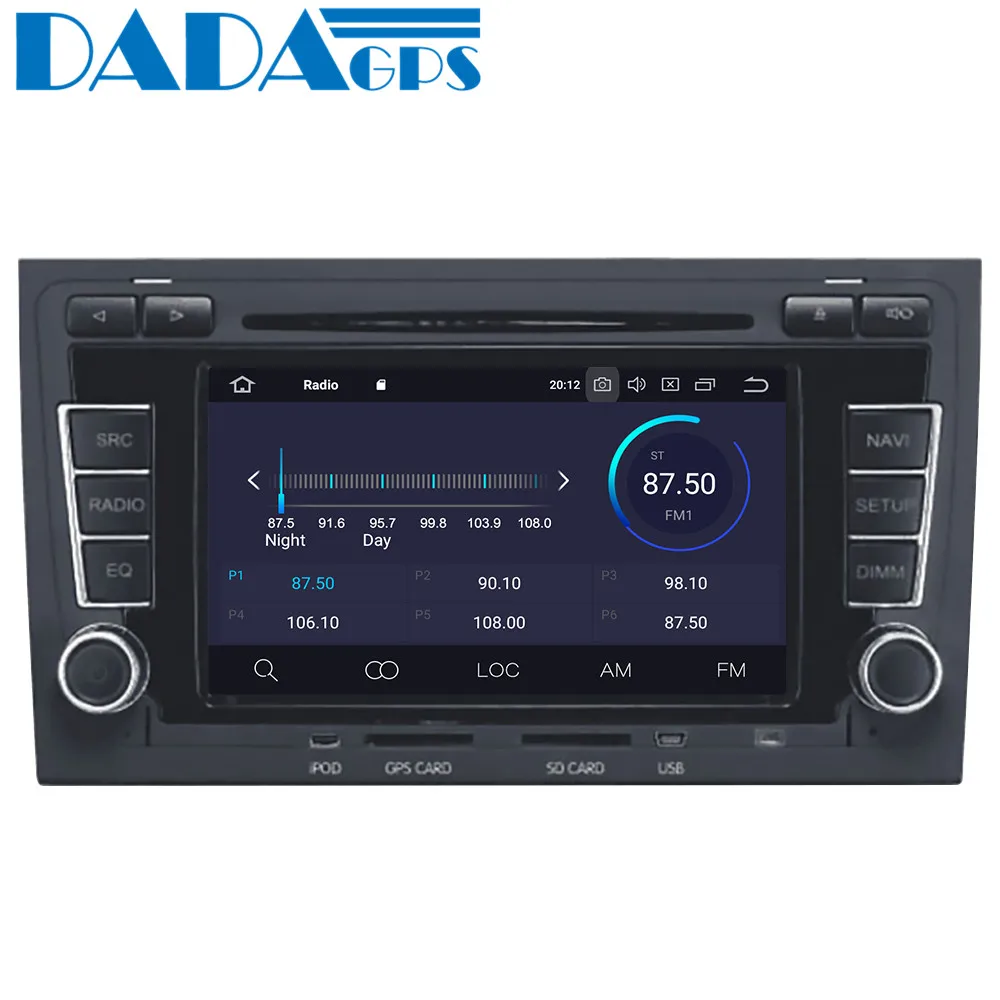 Новейший автомобильный DVD-плеер Android 9 0 радио GPS для Audi A4 S4 RS4 2003-2012 Seat Exeo 2009 2010 2011 2012