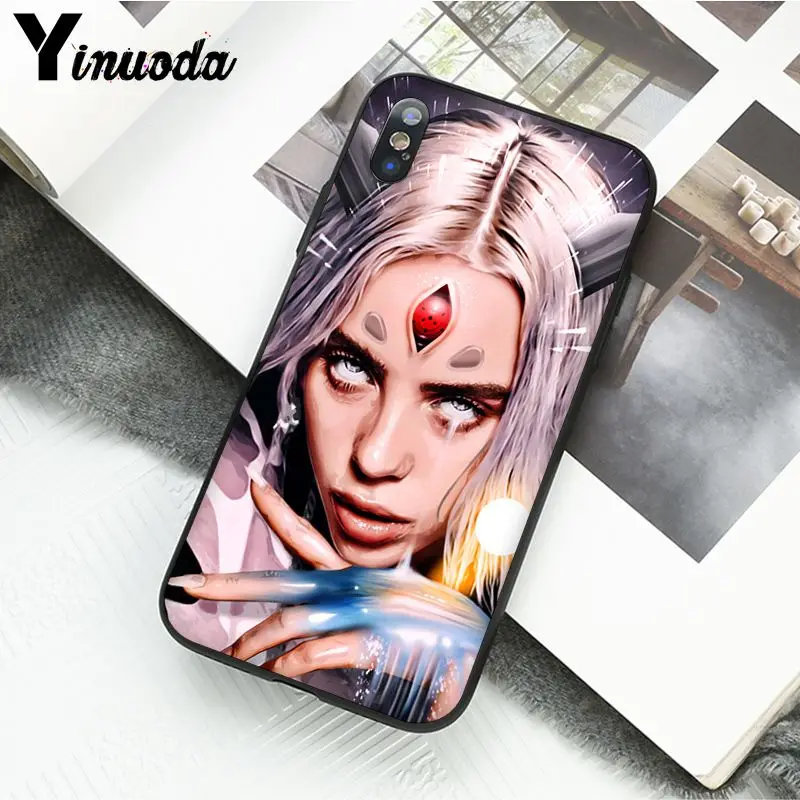 A3 Yinuoda Billie Eilish 13 девушка чехол для телефона для iphone 11 Pro Max 6S 6plus 7 8plus X Xs MAX 5 5S XR - Цвет: A3
