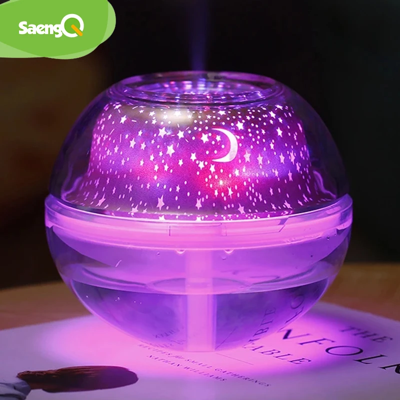 SaengQ USB увлажнитель воздуха ночник с красочными светодиодными лампами немой Арома