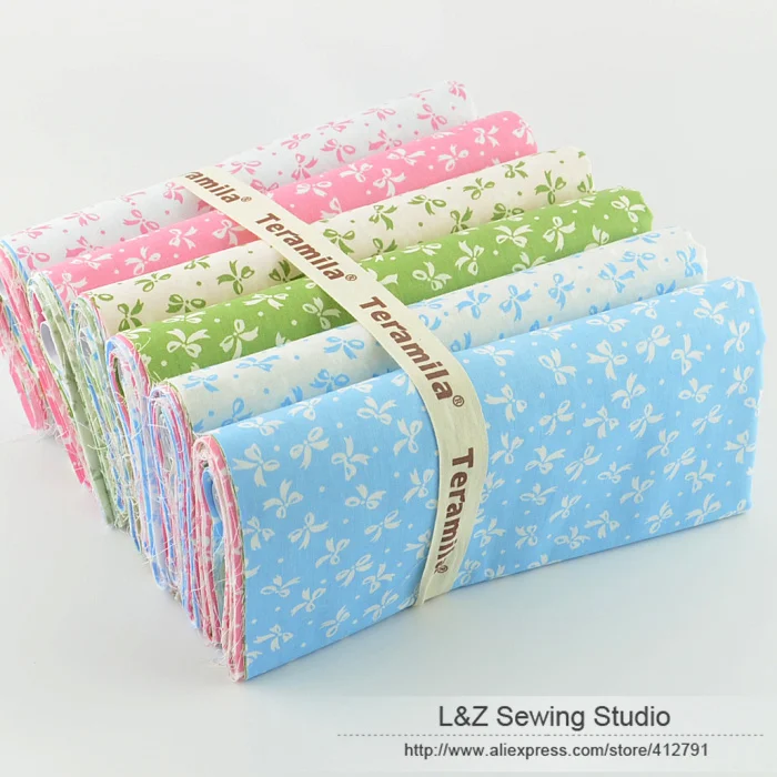 6 шт. Комплект постельного белья из хлопчатобумажной ткани 45 х50 см|patchwork cloth|fat quarter