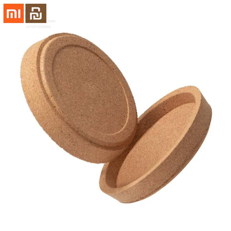 3 шт. xiaomi mijia дубовая натуральная пробковая многофункциональная кофейная панель