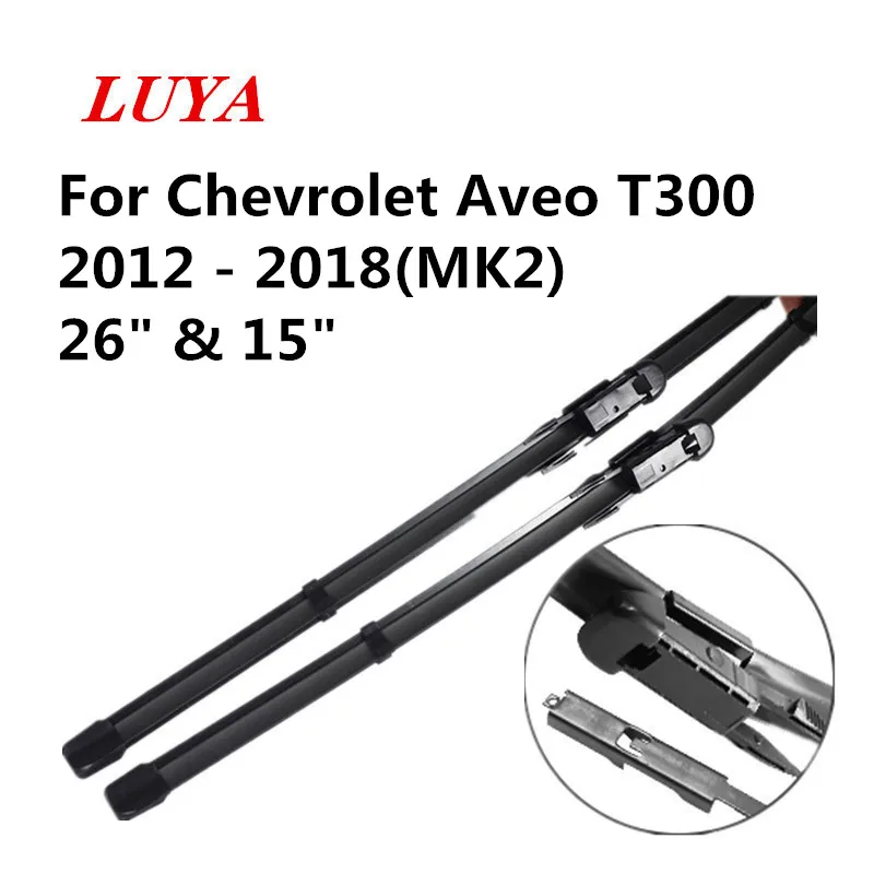 Луя щетка-стеклоочиститель для автомобилей стеклоочиститель для Chevrolet Aveo 2002-2007 2008 2009 2010 2011 2012 2013 - Цвет: 2012 - 2018(MK2)