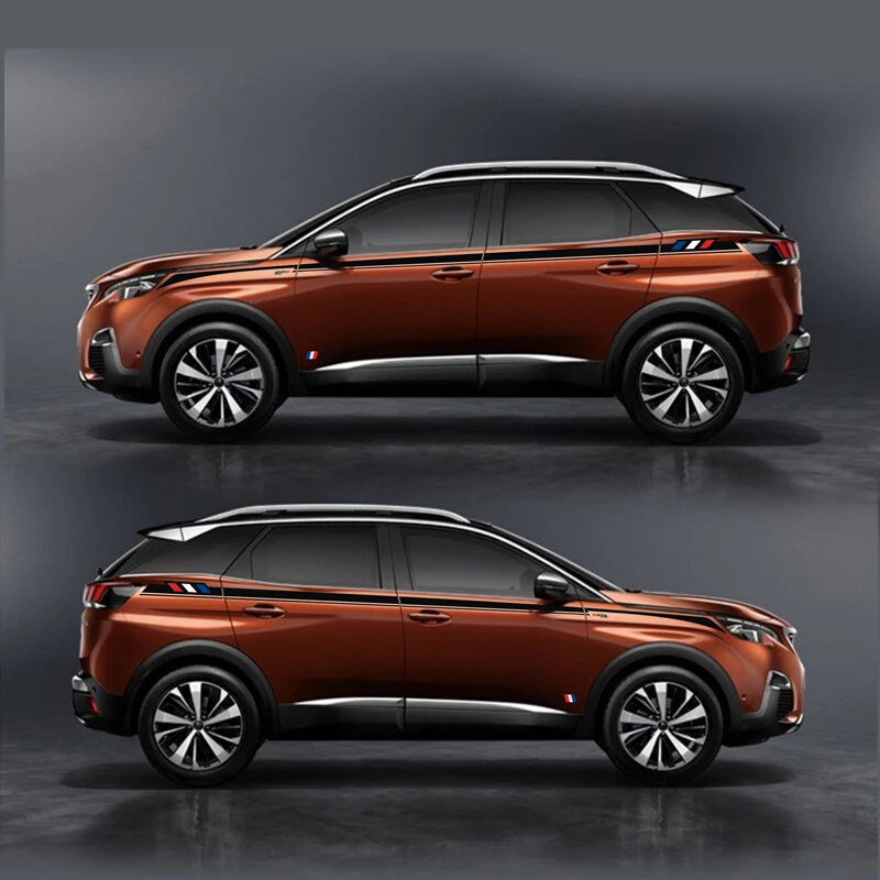 World Datong стильный Автомобильный спортивный стикер для PEUGEOT 3008 3008GT 2017 4008 5008