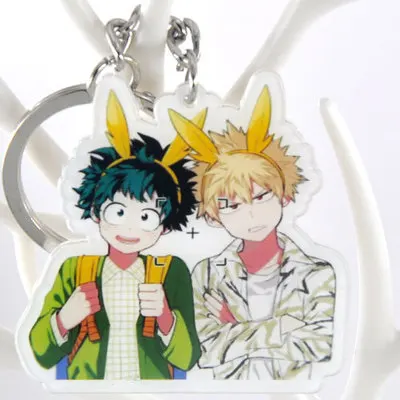 1 шт. анимационный брелок для ключей Bokuno Hero Bakugou My Acdemic bakugou katsuki Portachiavi подвеска |