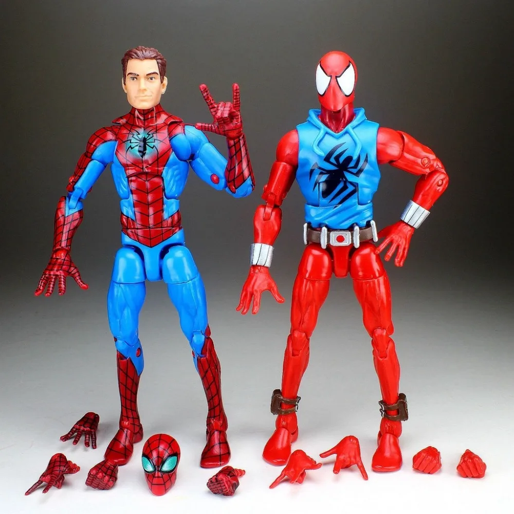 Marvel Legends Unmasked Homecoming Питер Паркер и Скарлет Человек-паук " свободная фигурка игрушка