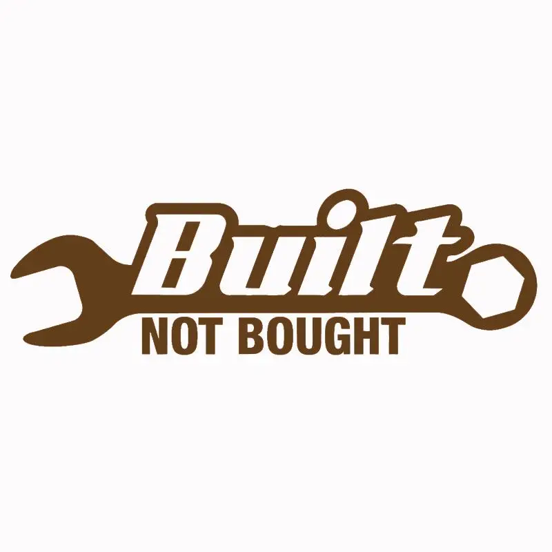 HotMeiNi наклейка для автомобилей Jdm Стайлинг на бампер окно водонепроницаемое Built Not