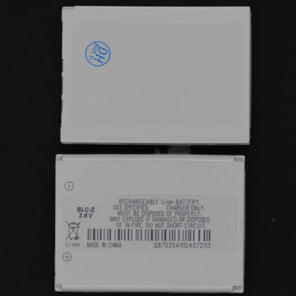 10 шт./лот запасная батарея на BLC 2 для Nokia 3310 3330 3410 3510 5510 3530 3335 3686 3685 3589 3315 1000