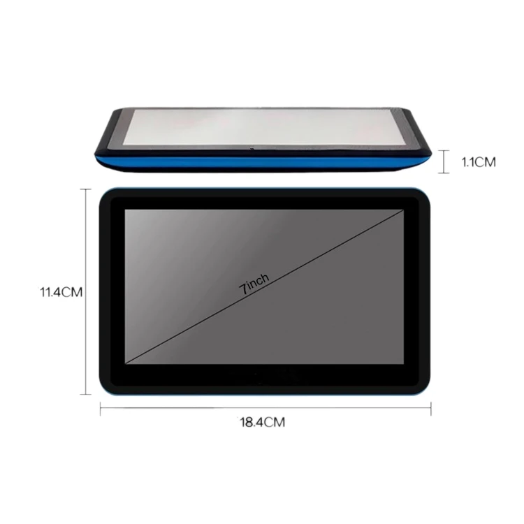 7 дюймовый автомобильный Gps навигатор емкостный Экран 8G 256Mb Mp3/Mp4 голос дальнего