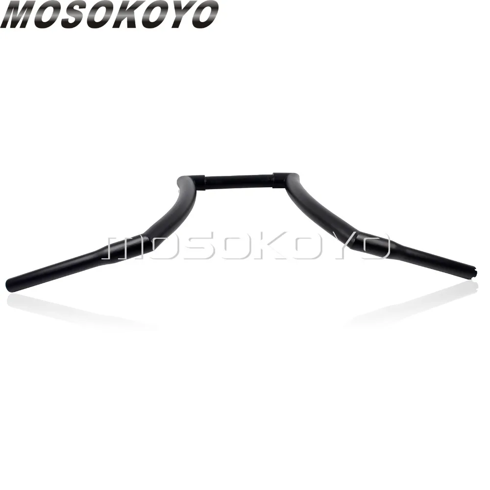 14 &quotRise Black APE вешалка 1-1/4&quot Руль 34 &quotширокий Drag Fat Bar 1&quot для Harley Softail Sportster кафе