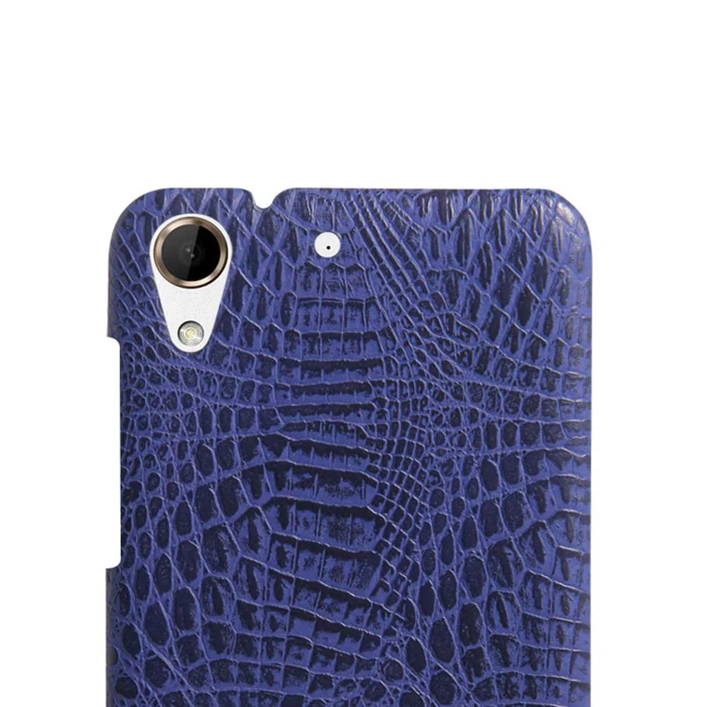 Luxury Artificial Leather With Crocodile Skin Printing Mobile Phone Cases For HTC Desire 728 D728 Case Back Cover |