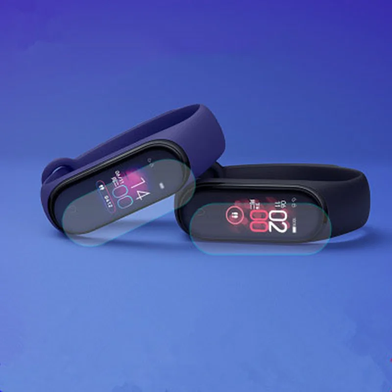 2 шт. Защитная пленка для Xiaomi mi Band 4 ультратонкая Водонепроницаемая защитная пленка mi band для Xiaomi mi band 4