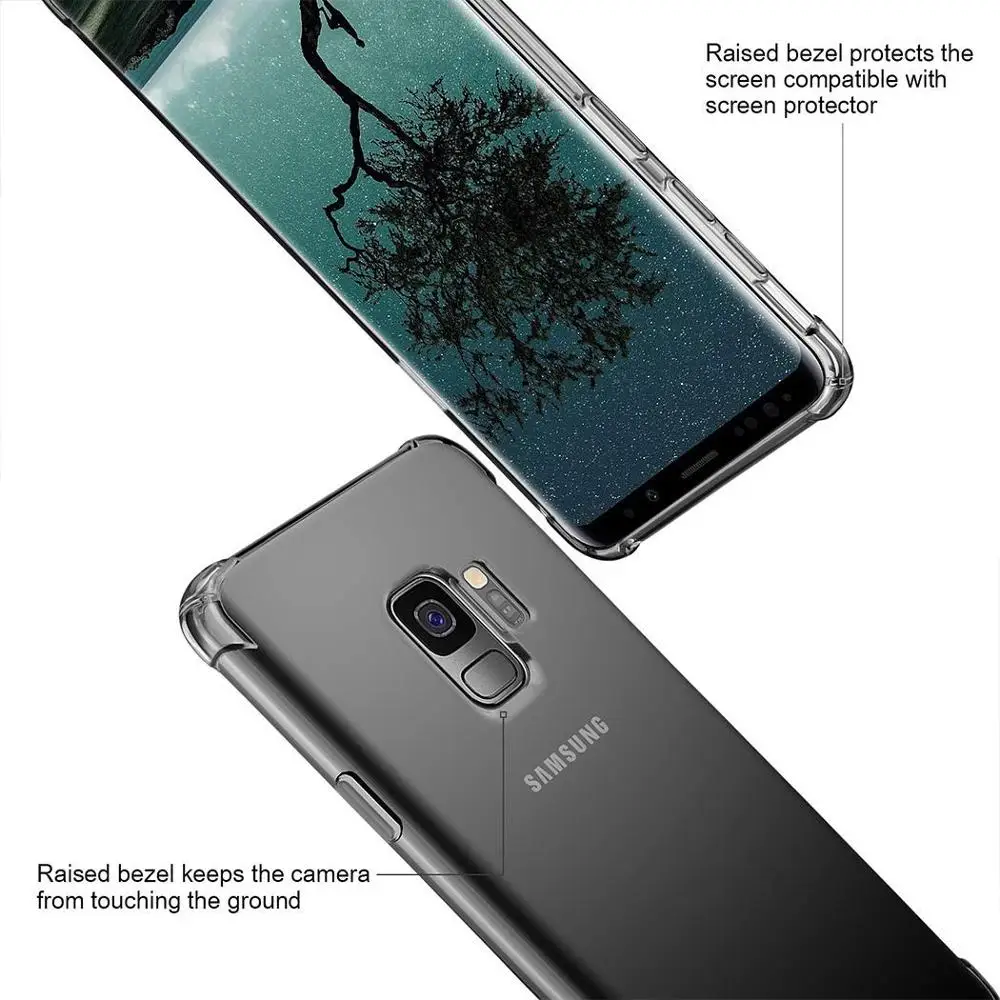 Грязеотталкивающий чехол для телефона samsung Galaxy S9 G9600 Противоскользящий мягкий