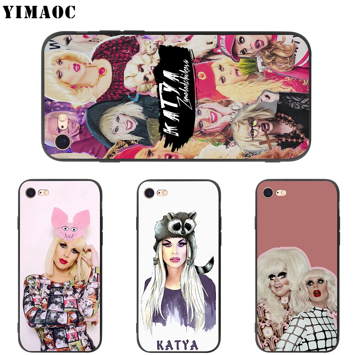 Мягкий чехол YIMAOC Katya Zamo для Apple iPhone SE 2020 5 5s 6 6s 7 8 Plus XR X Xs 11 12 Pro Max mini | Мобильные