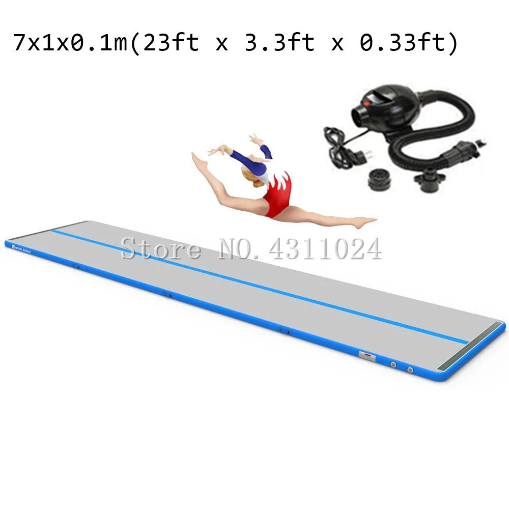 Дешево Надувной воздушный трек коврик 23 фута надувной воздушный трек для продажи надувная воздушная дорожка для тренажерного зала коврик воздушн...