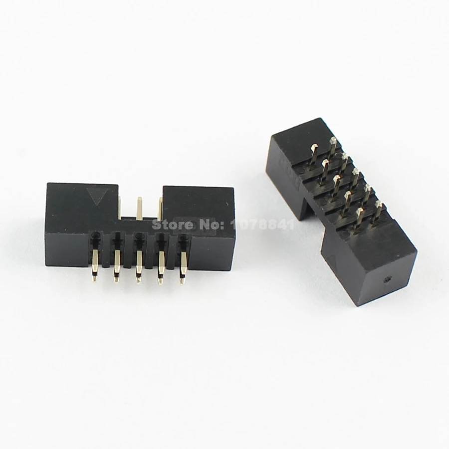 10 шт. 2 мм 2x5 контактов прямой Штекерный кожух PCB Box header IDC разъем|sockets 2mm|socket headersocket m |