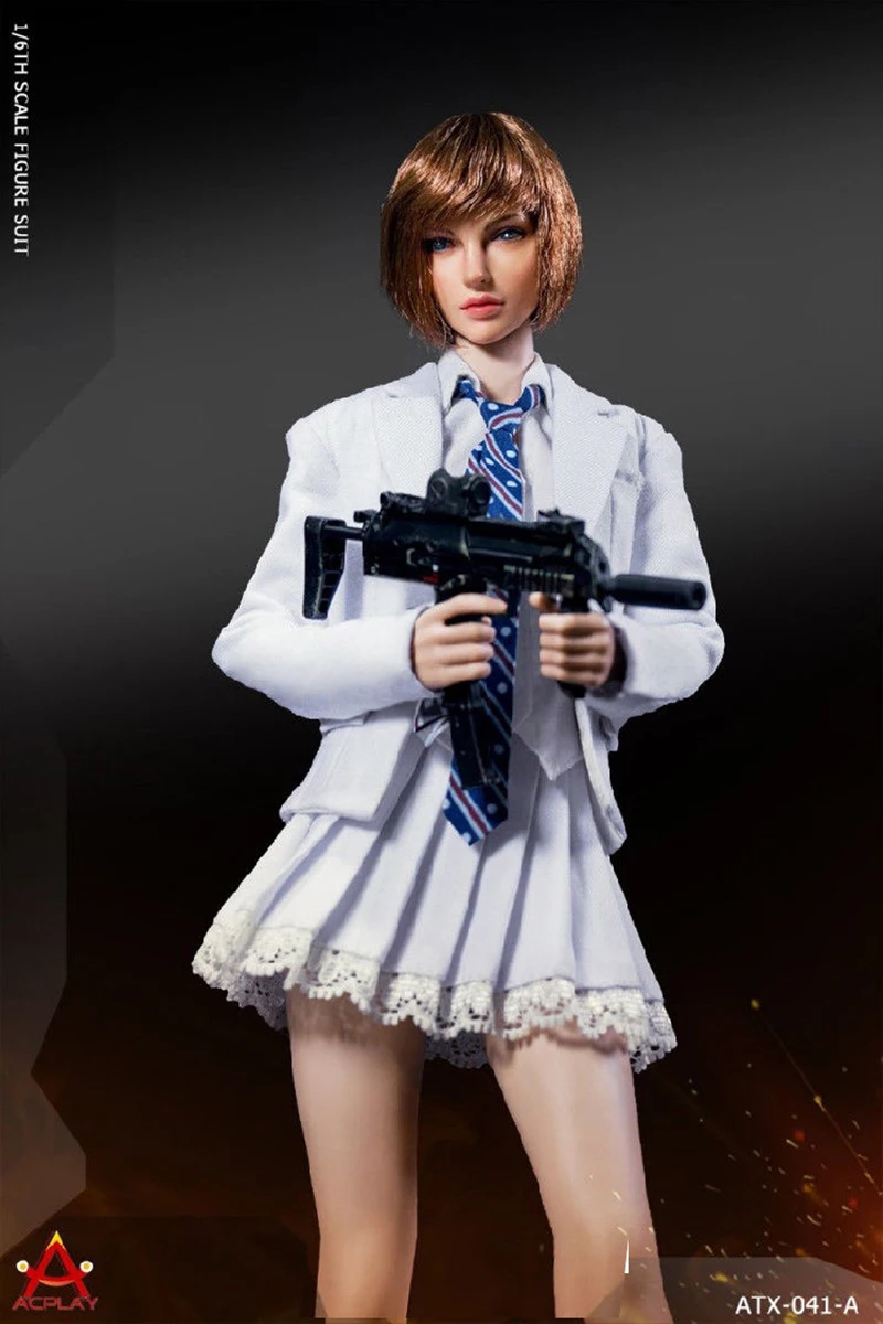 Коллекция 1/6 года, сексуальный костюм ACPLAY 1/6 ATX041, комплект одежды для девочек, костюм, кожаный комбинезон, фигурка, модель для женщин, фигурка, игрушка в подарок