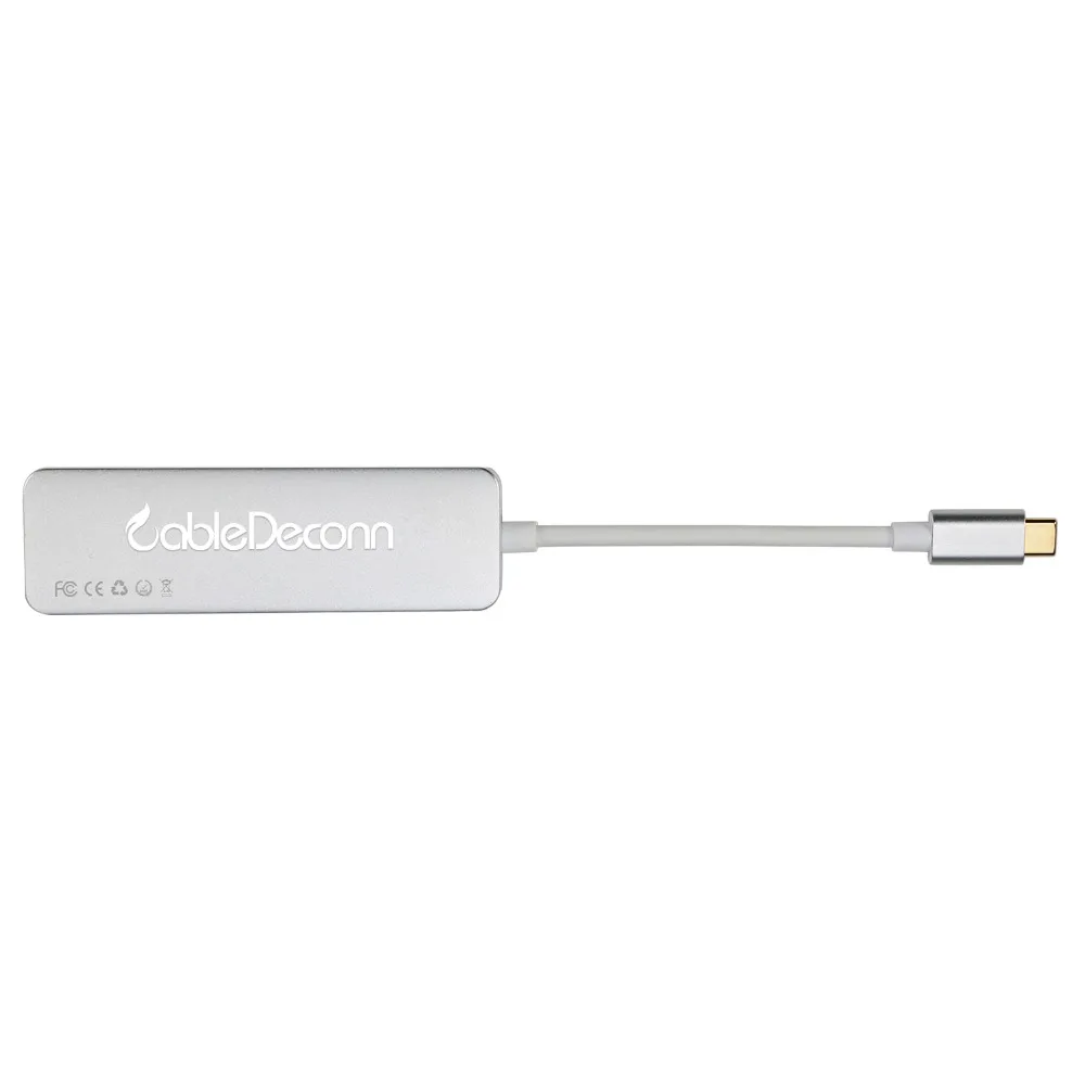 Thunderbolt 3 Hub USB C 1 Type к HDMI 4K 30Hz 2xUSB3. 0 концентратор TF SD карта 5IN1 кабель мини адаптер для
