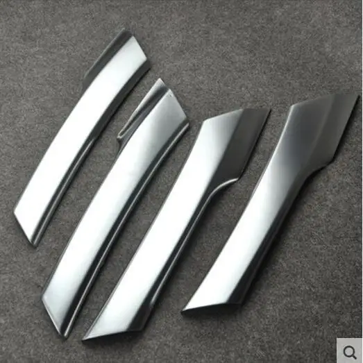 4 шт. ABS хромированный чехол для украшения межкомнатной дверной ручки наклейка