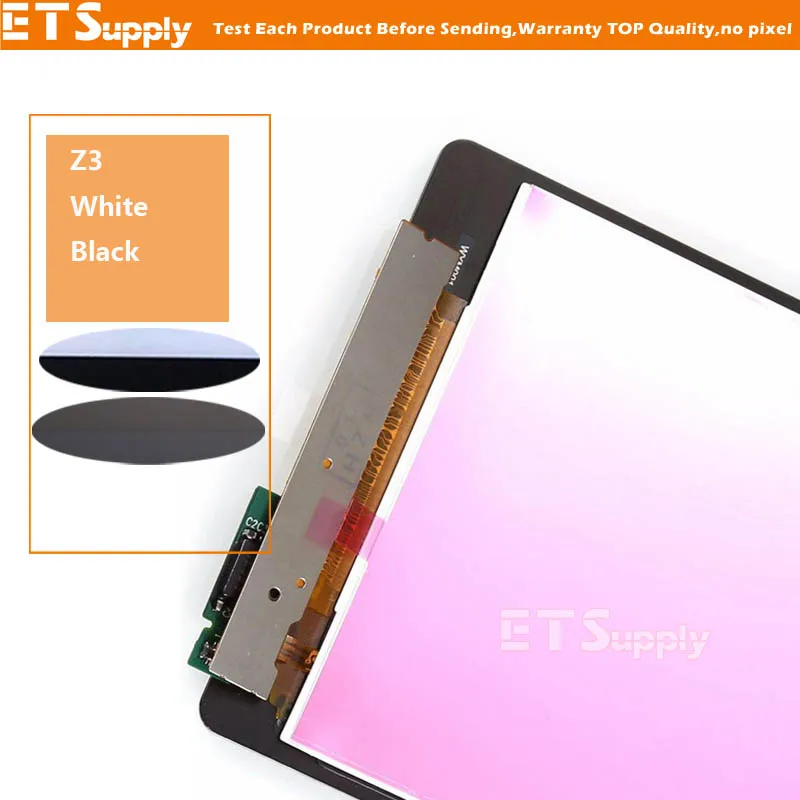 Новый 100% тест ЖК экран с рамкой для Sony Xperia Z3 D6653 D6633 D6603 дисплей кодирующий