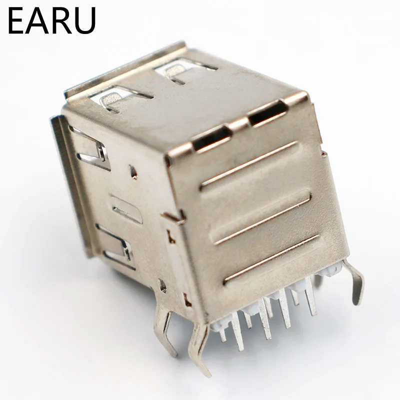 10 шт. USB A Тип гнездовой разъем белый 2-1 G44 для подключения данных интерфейс зарядки