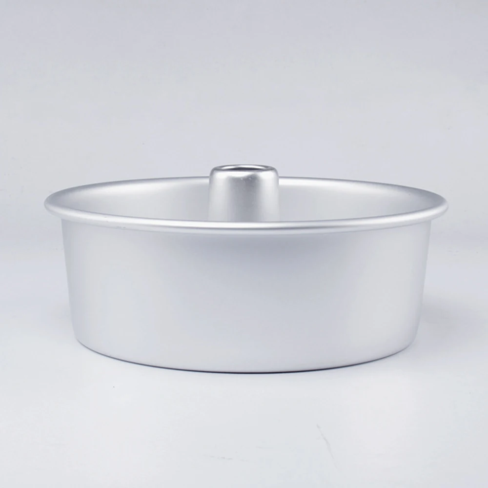 Aluminum Alloy Cake Mold Round Pan Tool Removable Bottom Hollow Chimney DIY Baking Tools 6 inch | Дом и сад