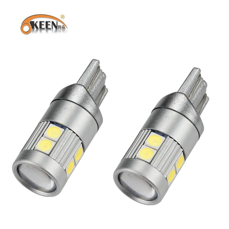 OKEEN 2 шт. T10 W5W 9SMD 3030 светодиодный автомобильный габаритный фонарь маркер лампа 168